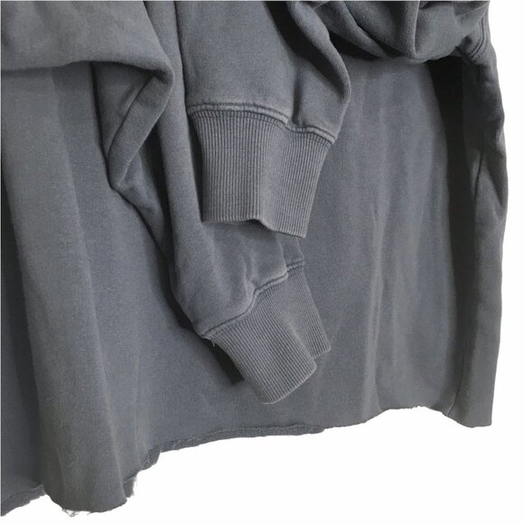 Barney Cools Hand Cropped Oversized Sweatshirt Large - Picture 5 of 7